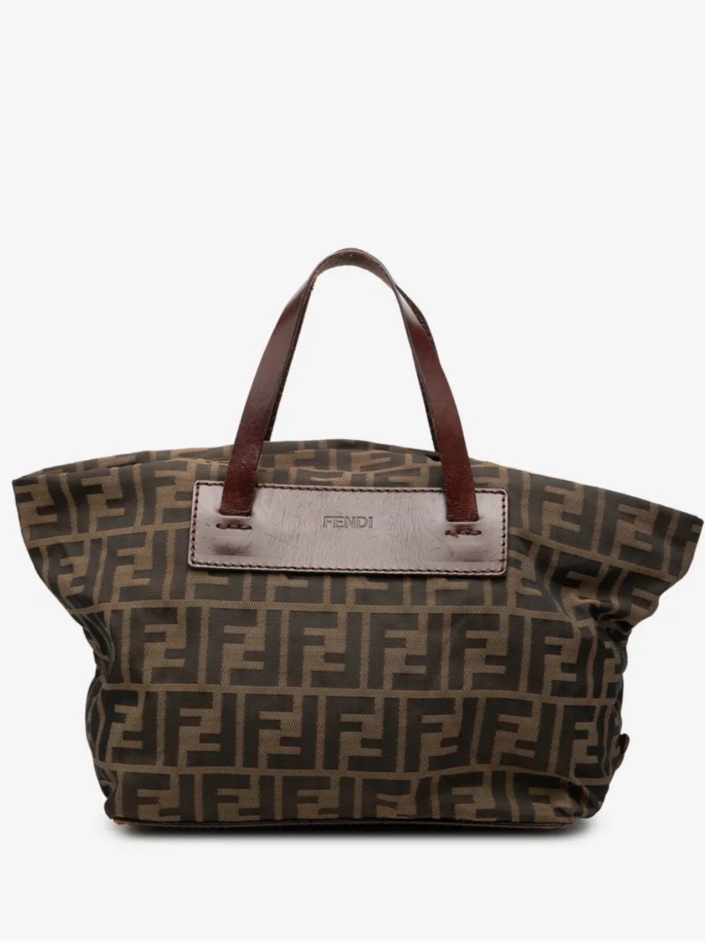 Fendi Zucca Monogram Canvas Vintage Handbag